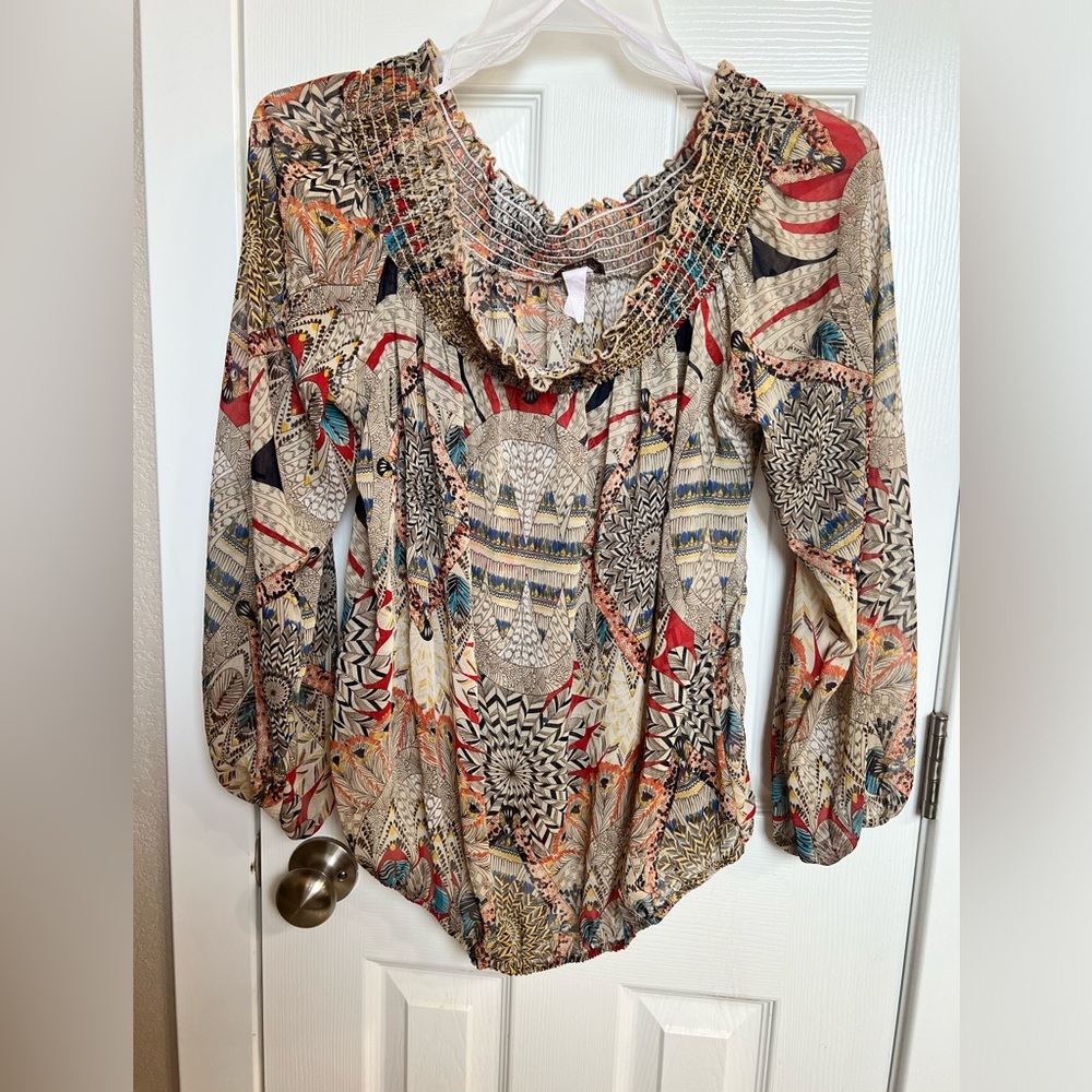 Sheer plus size blouse - Picture 2 of 4